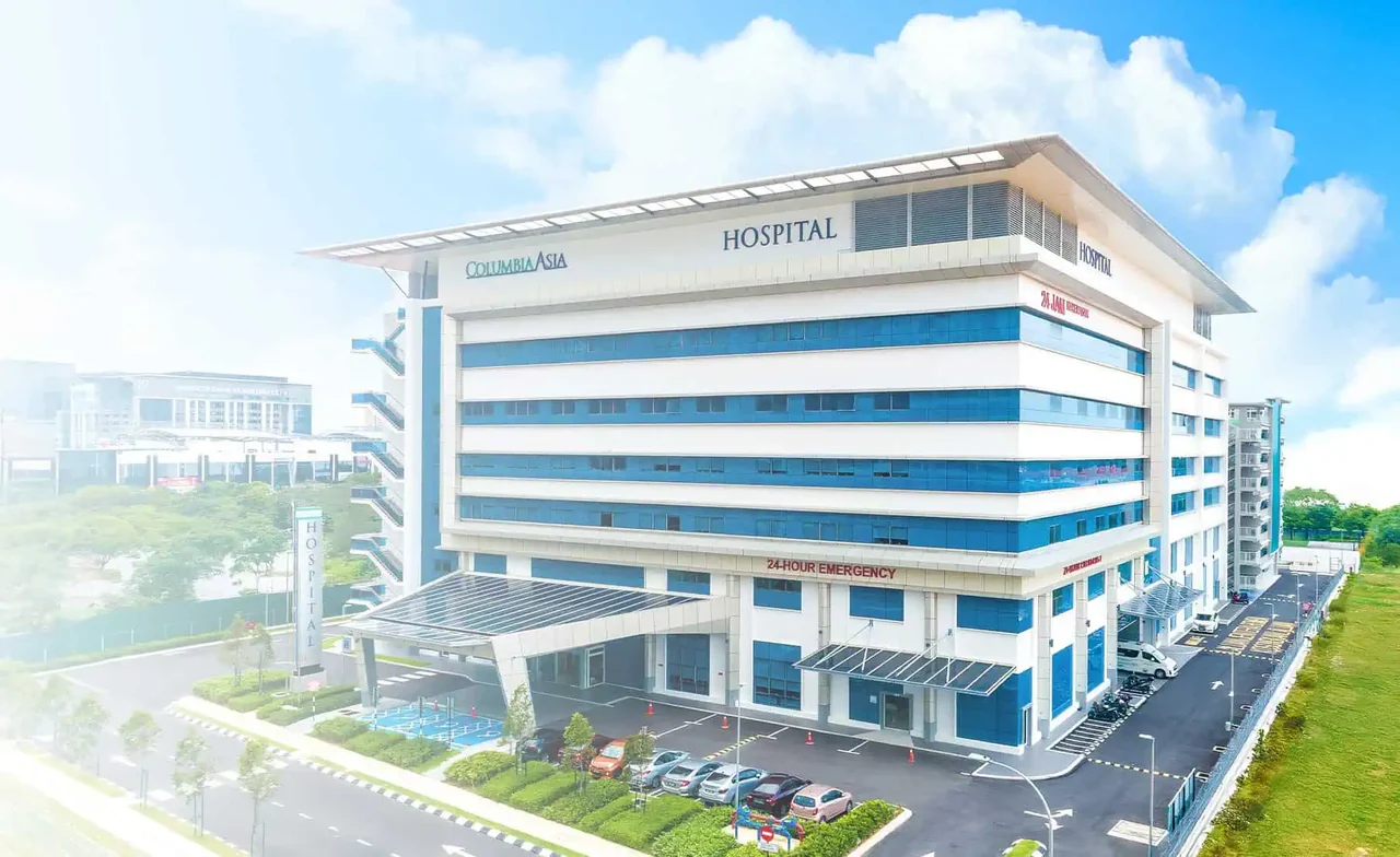 Columbia Asia · Healthcare · brochure reference 0.1 km