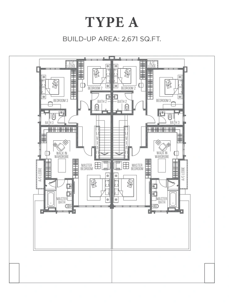 Beldon Type A first floor official floor plan