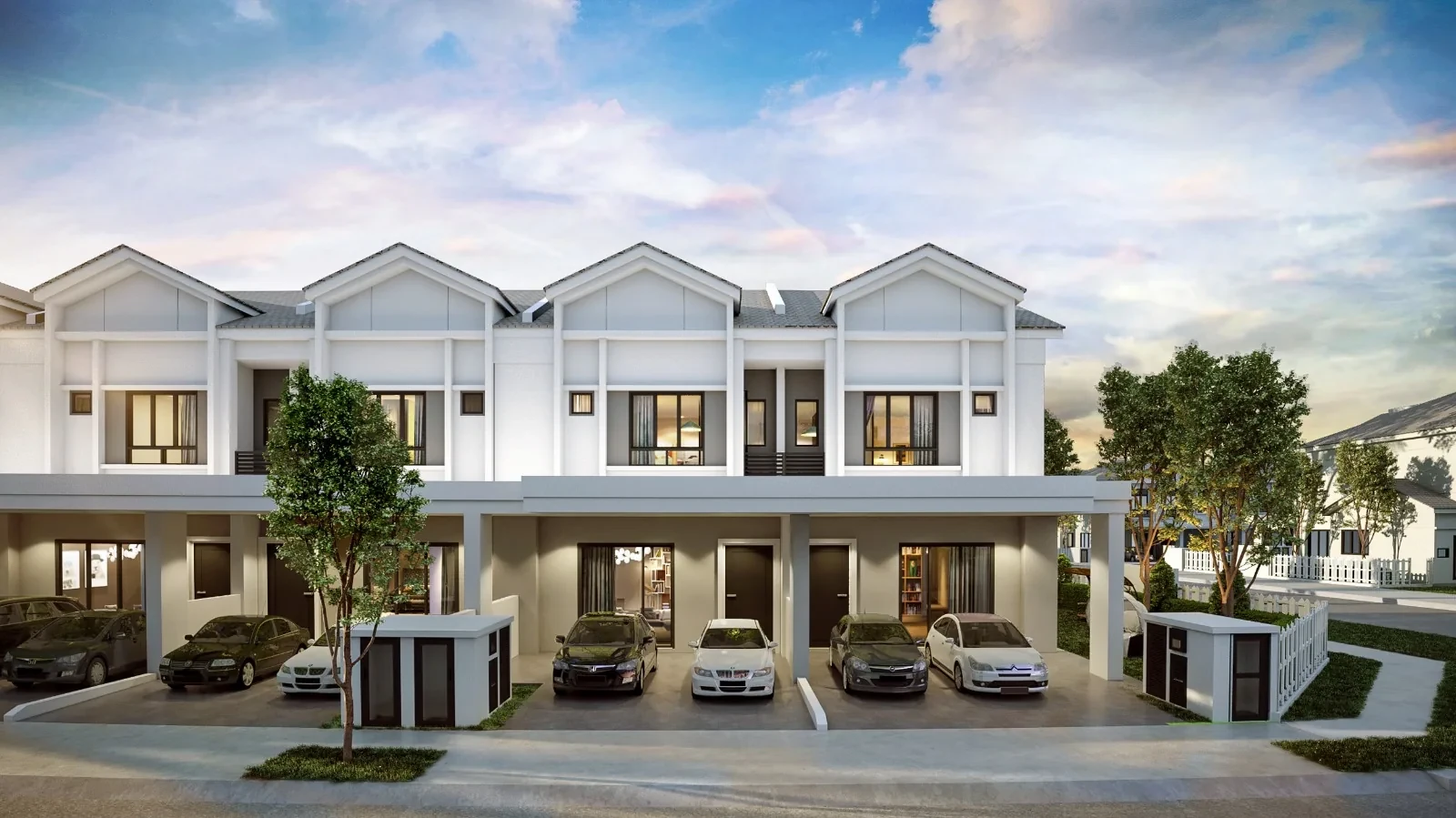 Artist's impression of Dawson Terrace and Garden Homes