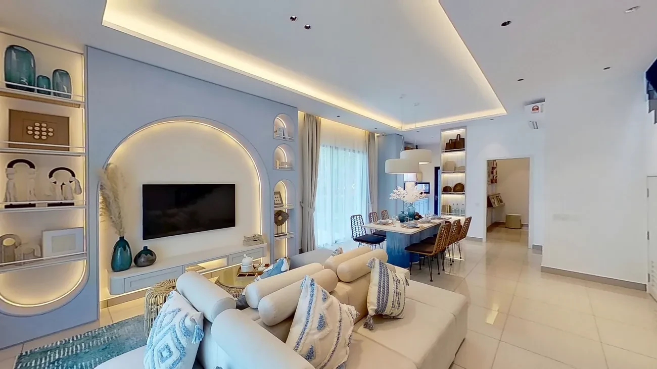 Living room in the Dawson Terrace Home show home