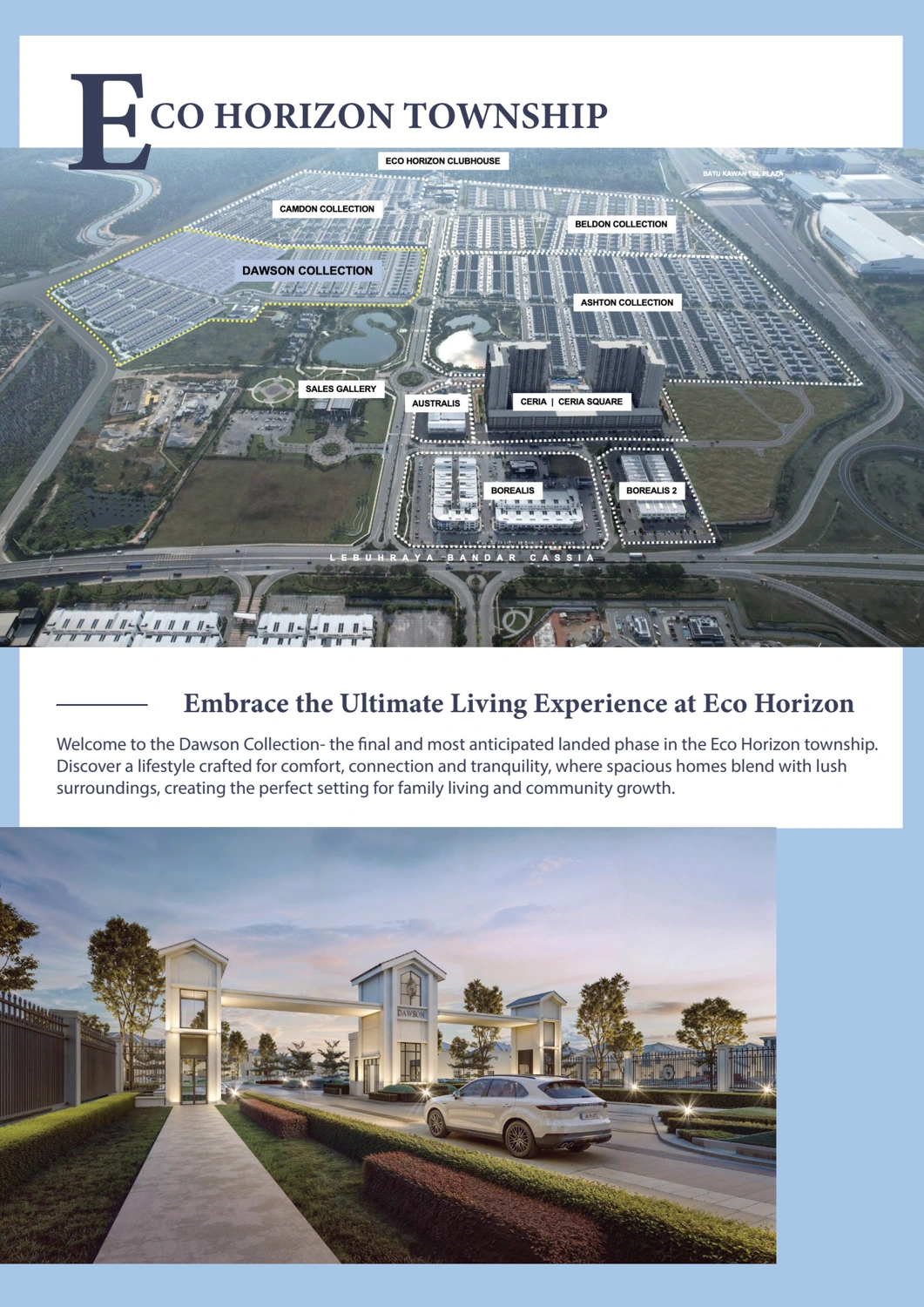 Official Eco Horizon township masterplan