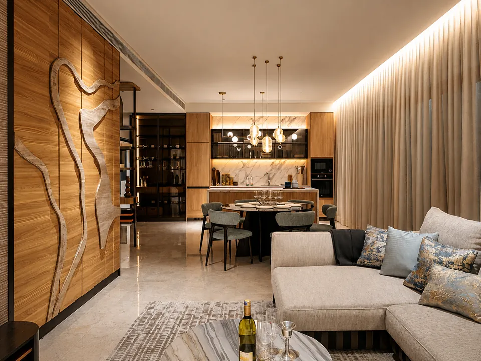 Gurney Bay Seafront Residences living room