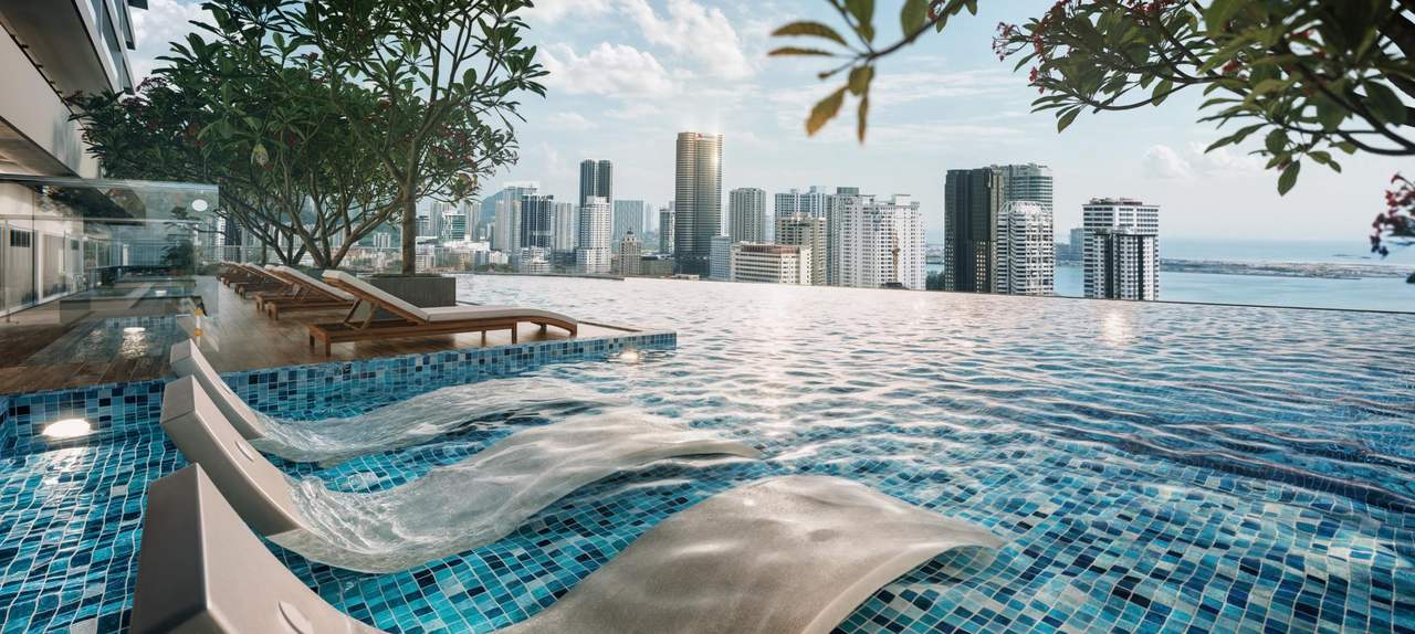 Lumina Residence Swim & unwindProject artist impression