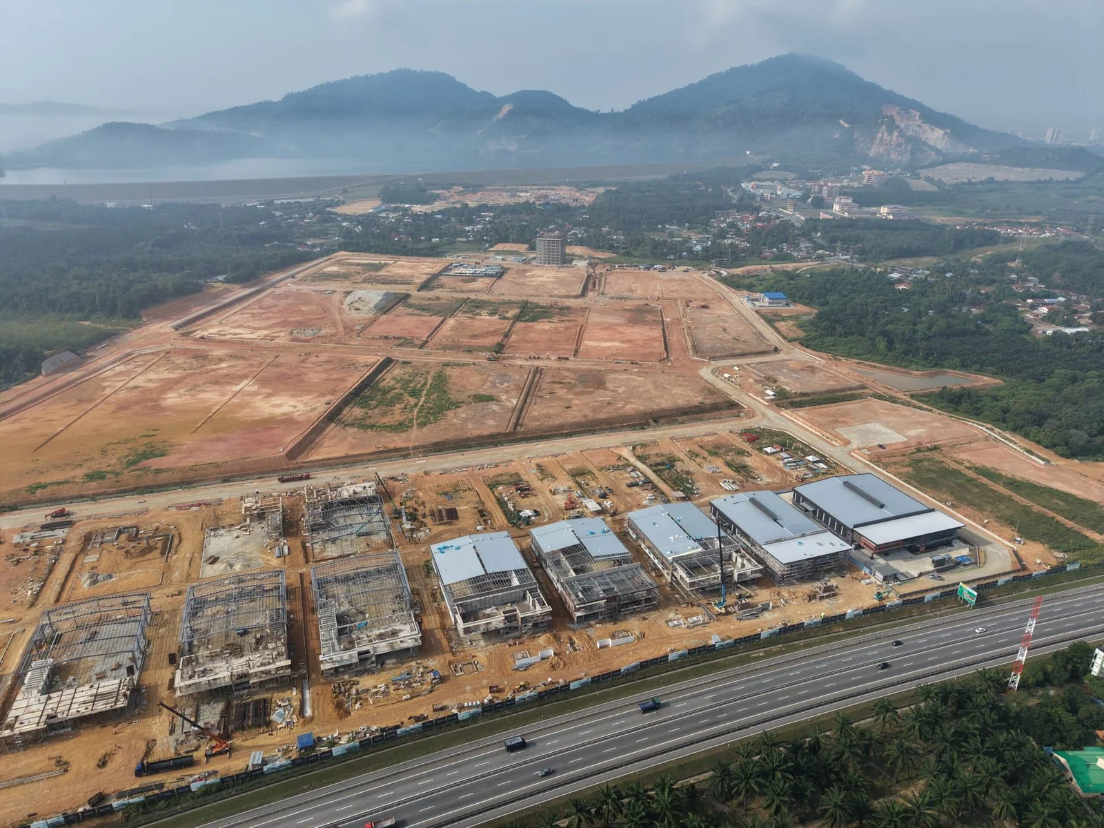 Northern TechValley 工业园整体范围航拍