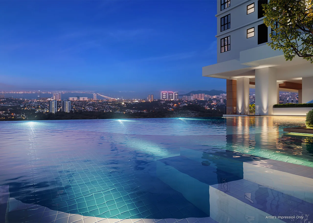 Pinnacle Bukit Gambier 无边际泳池 artist impression