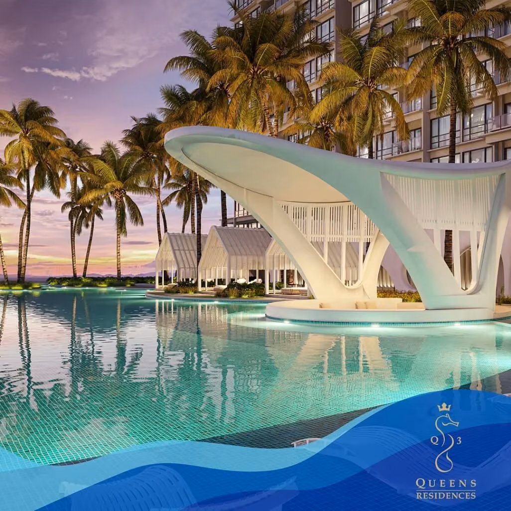 Q3 pool and pavilion, developer artist impression