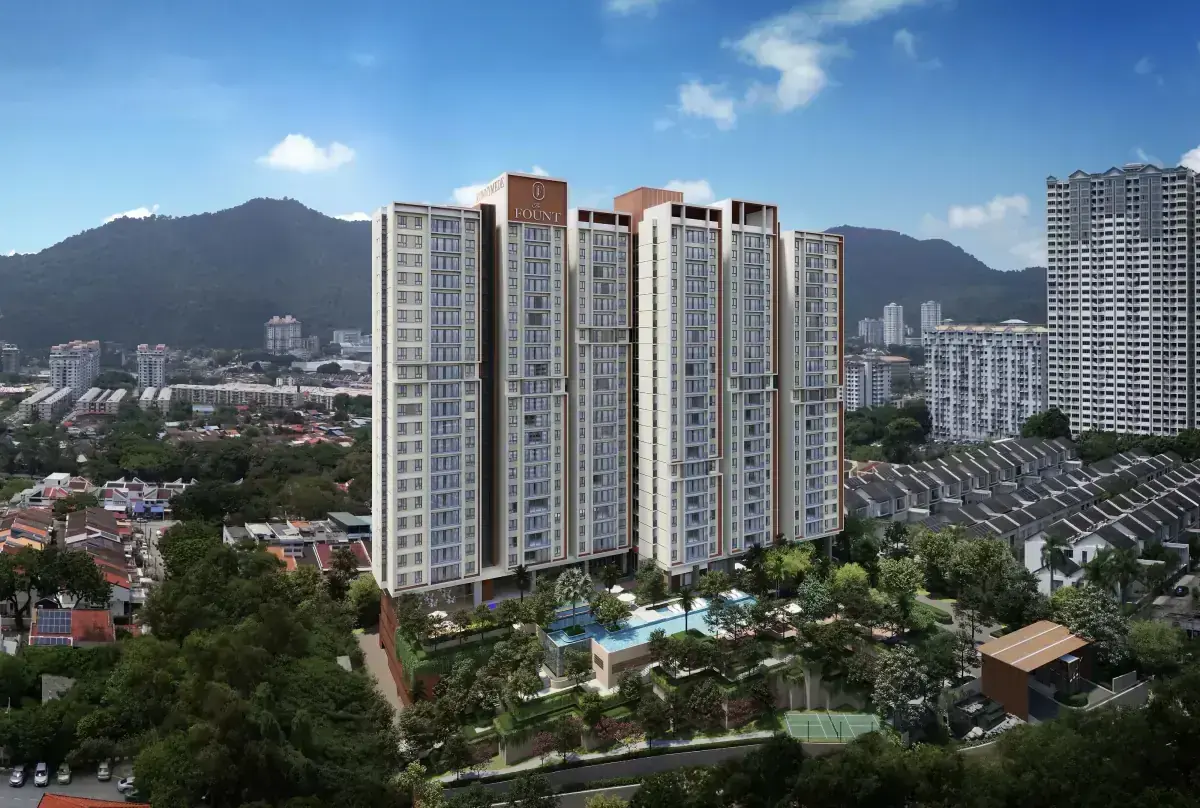 The Fount 整栋建筑与周围环境